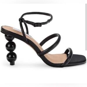 Steve Madden Jaimeh Black Sandal Heel l US 10